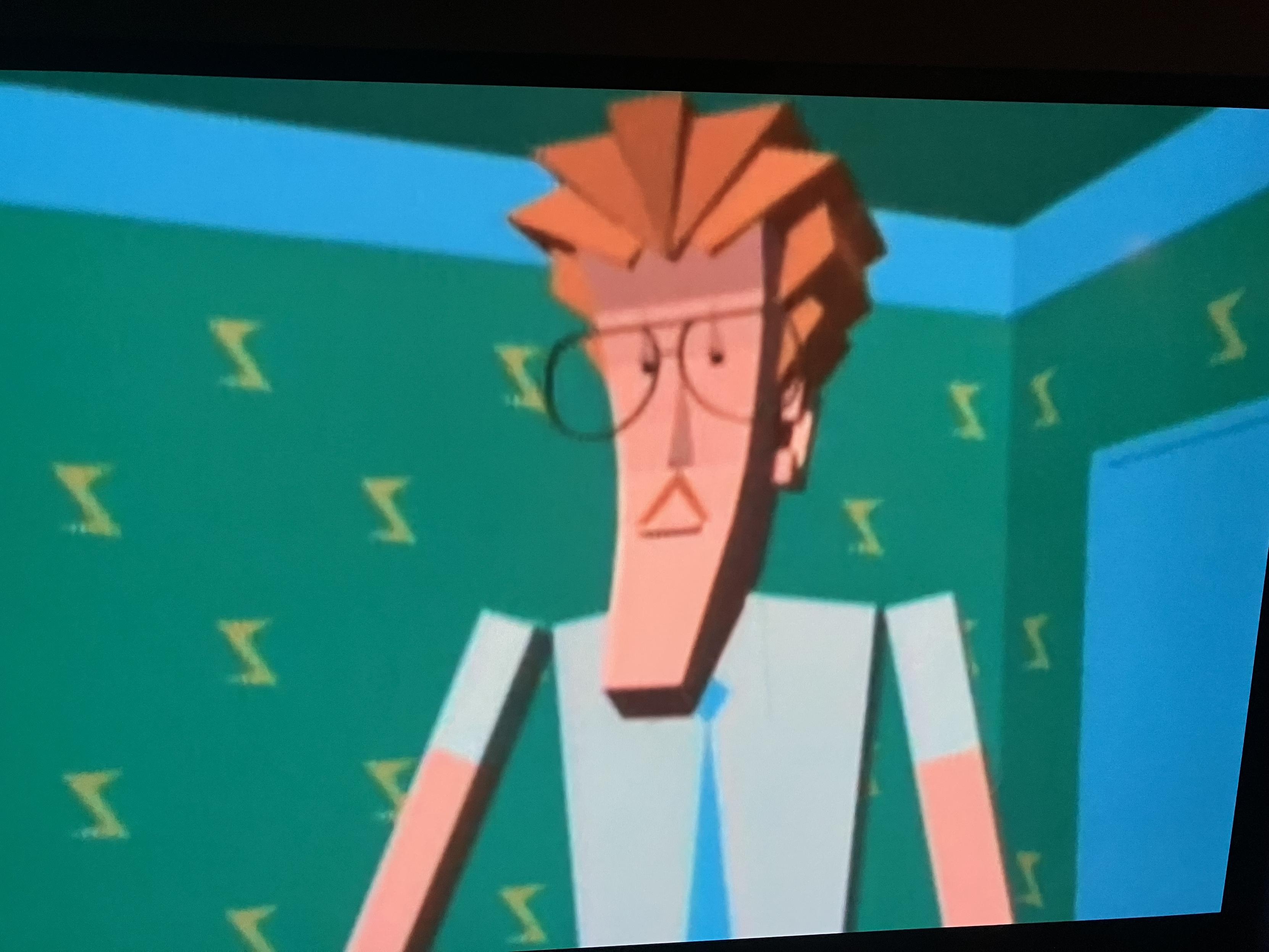 A 3D render of Weird Al Yankovic in the style of Dire Straits music video ‘Money For Nothing’.